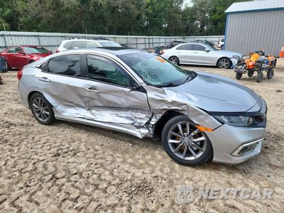 Czwarte zdjęcie samochodu z boku: 2020 HONDA CIVIC EXL VIN:19XFC1F75LE022471 - miniatura
