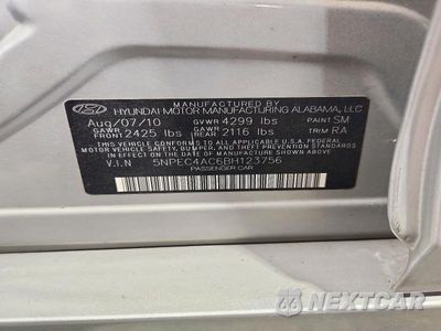 Zdjęcie 12 z 12 samochodu: 2011 HYUNDAI SONATA SE VIN:5NPEC4AC6BH123756 - miniatura
