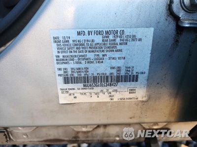 Zdjęcie 13 z 13 samochodu: 2020 FORD ECOSPORT SE VIN:MAJ6S3GL0LC348427 - miniatura