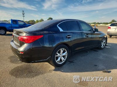 Trzecie zdjęcie samochodu z tyłu: 2015 INFINITI Q50 BASE VIN:JN1BV7AR9FM410588 - miniatura