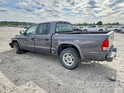 Drugie zdjęcie samochodu z przodu: 2002 DODGE DAKOTA QUAD SPORT VIN:1B7HL38X32S723409 - miniatura