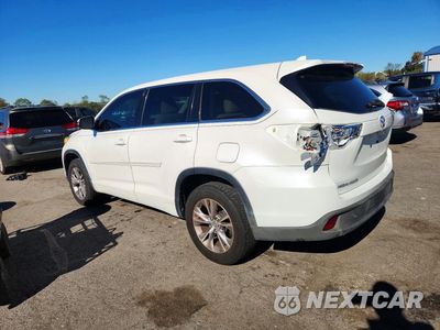 Drugie zdjęcie samochodu z przodu: 2015 TOYOTA HIGHLANDER LE PLUS VIN:5TDZKRFH6FS070837 - miniatura