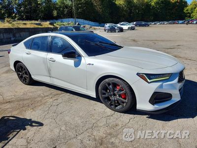 Czwarte zdjęcie samochodu z boku: 2021 ACURA TLX TECH A VIN:19UUB5F53MA014441 - miniatura