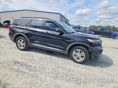 Czwarte zdjęcie samochodu z boku: 2021 FORD EXPLORER XLT VIN:1FMSK8DH3MGC42730 - miniatura