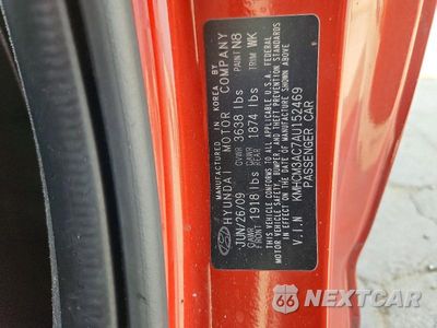 Zdjęcie 12 z 12 samochodu: 2010 HYUNDAI ACCENT GS VIN:KMHCM3AC7AU152469 - miniatura