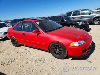 Czwarte zdjęcie samochodu z boku: 1993 HONDA CIVIC EX VIN:1HGEJ1252PL052709 - miniatura