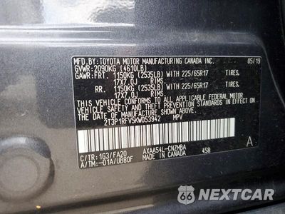 Zdjęcie 13 z 13 samochodu: 2019 TOYOTA RAV4 XLE VIN:2T3P1RFV5KW053942 - miniatura