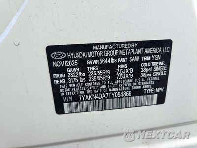 Zdjęcie 12 z 12 samochodu: 2026 HYUNDAI IONIQ 5 SEL VIN:7YAKN4DA7TY054866 - miniatura