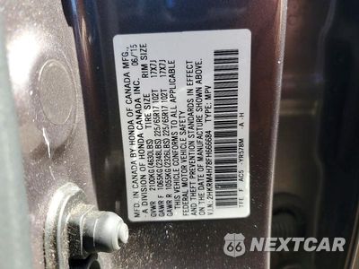 Zdjęcie 13 z 13 samochodu: 2015 HONDA CR-V EXL VIN:2HKRM4H78FH666684 - miniatura