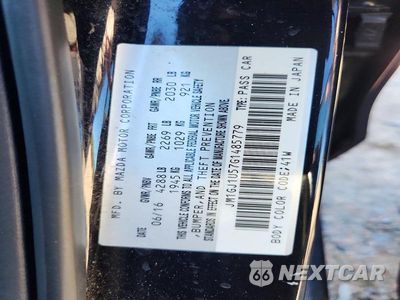 Zdjęcie 12 z 12 samochodu: 2016 MAZDA 6 SPORT VIN:JM1GJ1U57G1485779 - miniatura