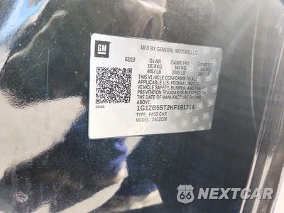 Zdjęcie 13 z 13 samochodu: 2019 CHEVROLET MALIBU LS VIN:1G1ZB5ST2KF181214 - miniatura