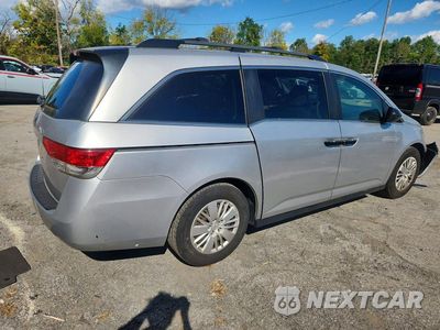Trzecie zdjęcie samochodu z tyłu: 2015 HONDA ODYSSEY LX VIN:5FNRL5H29FB102988 - miniatura
