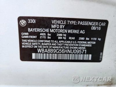 Zdjęcie 13 z 13 samochodu: 2017 BMW 330 I VIN:WBA8B9G56HNU09571 - miniatura