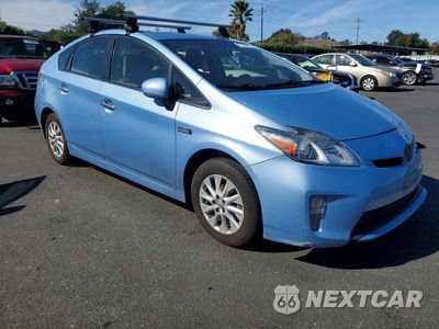 Czwarte zdjęcie samochodu z boku: 2014 TOYOTA PRIUS PLUG-IN HYBRID BASE VIN:JTDKN3DPXE3055919 - miniatura
