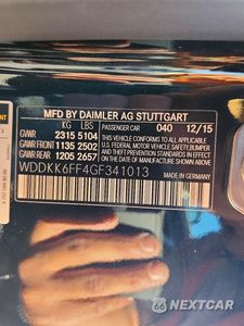Zdjęcie 12 z 12 samochodu: 2016 MERCEDES-BENZ E 400 VIN:WDDKK6FF4GF341013 - miniatura
