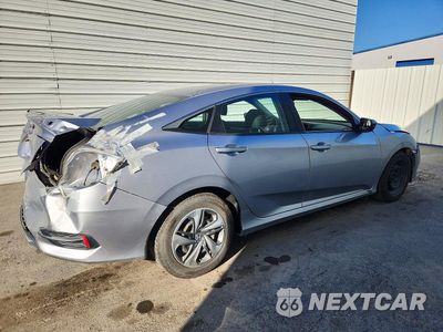 Trzecie zdjęcie samochodu z tyłu: 2021 HONDA CIVIC LX VIN:2HGFC2F63MH511326 - miniatura