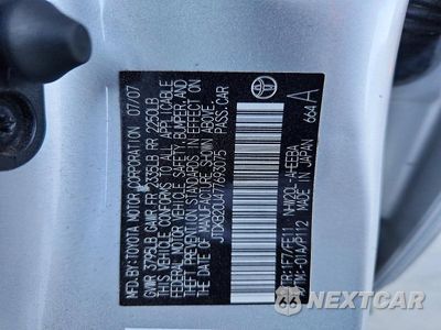 Zdjęcie 12 z 12 samochodu: 2007 TOYOTA PRIUS BASE VIN:JTDKB20U477693075 - miniatura