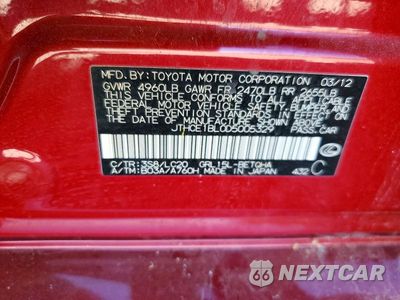 Zdjęcie 12 z 12 samochodu: 2013 LEXUS GS 350 VIN:JTHCE1BL0D5005329 - miniatura