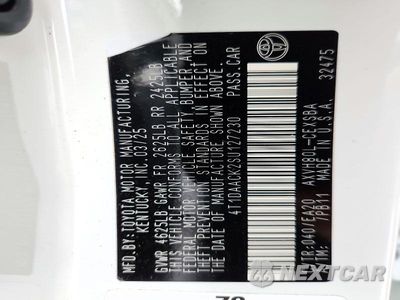 Zdjęcie 12 z 12 samochodu: 2025 TOYOTA CAMRY SE VIN:4T1DAACK2SU127230 - miniatura