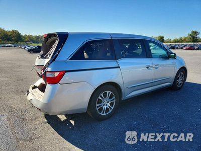 Trzecie zdjęcie samochodu z tyłu: 2013 HONDA ODYSSEY EX VIN:5FNRL5H41DB079110 - miniatura