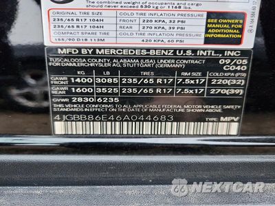 Zdjęcie 12 z 12 samochodu: 2006 MERCEDES-BENZ ML 350 VIN:4JGBB86E46A044683 - miniatura