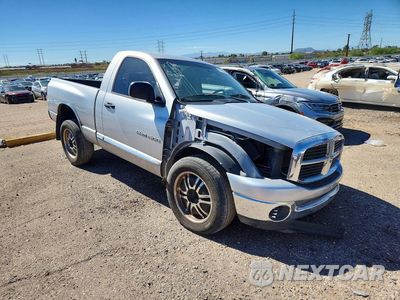 Czwarte zdjęcie samochodu z boku: 2007 DODGE RAM 1500 ST VIN:1D7HA16247J517990 - miniatura