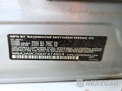 Zdjęcie 12 z 12 samochodu: 2013 BMW 335 I VIN:WBA3A9C59DF474924 - miniatura