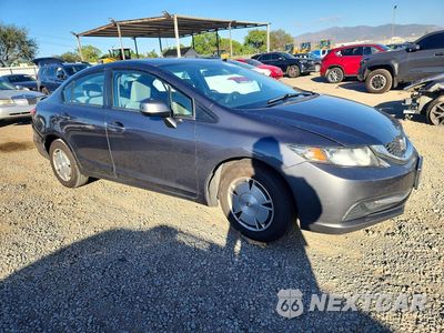 Czwarte zdjęcie samochodu z boku: 2013 HONDA CIVIC HF VIN:2HGFB2F67DH544543 - miniatura