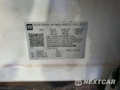 Zdjęcie 13 z 13 samochodu: 2021 CHEVROLET EQUINOX LS VIN:3GNAXHEV1MS163989 - miniatura