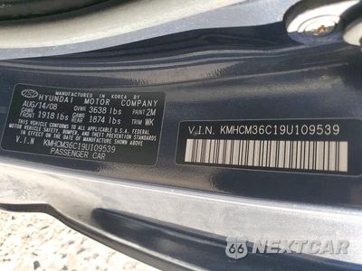 Zdjęcie 12 z 12 samochodu: 2009 HYUNDAI ACCENT GS VIN:KMHCM36C19U109539 - miniatura