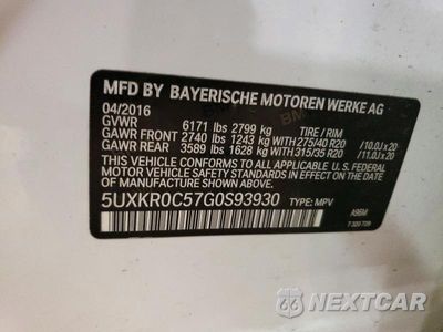 Zdjęcie 14 z 14 samochodu: 2016 BMW X5 XDRIVE35I VIN:5UXKR0C57G0S93930 - miniatura