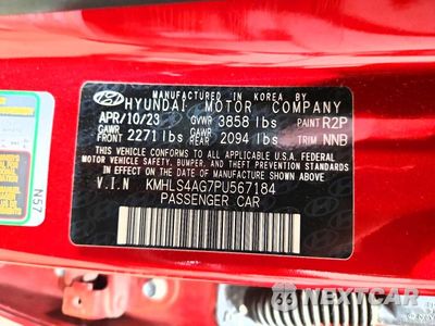 Zdjęcie 12 z 12 samochodu: 2023 HYUNDAI ELANTRA SEL VIN:KMHLS4AG7PU567184 - miniatura