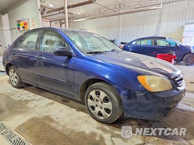 Czwarte zdjęcie samochodu z boku: 2006 KIA SPECTRA EX VIN:KNAFE122265307257 - miniatura