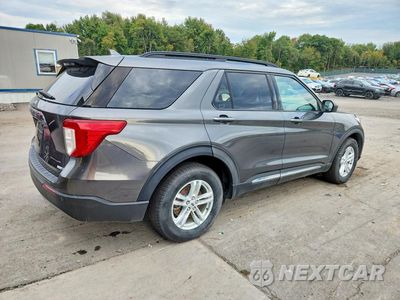 Trzecie zdjęcie samochodu z tyłu: 2020 FORD EXPLORER XLT VIN:1FMSK8DH5LGC18833 - miniatura