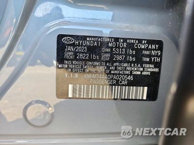 Zdjęcie 13 z 13 samochodu: 2023 HYUNDAI IONIQ 6 SEL VIN:KMHM34AA0PA020546 - miniatura
