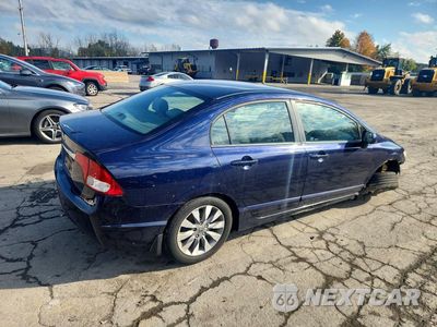 Trzecie zdjęcie samochodu z tyłu: 2010 HONDA CIVIC EX VIN:19XFA1F89AE046137 - miniatura