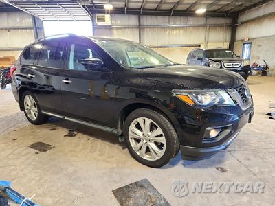 Czwarte zdjęcie samochodu z boku: 2018 NISSAN PATHFINDER SL VIN:5N1DR2MM0JC679005 - miniatura