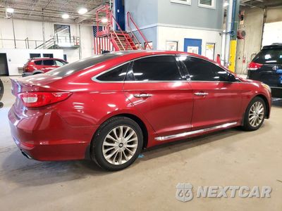 Trzecie zdjęcie samochodu z tyłu: 2015 HYUNDAI SONATA LIMITED VIN:5NPE34AF8FH254817 - miniatura