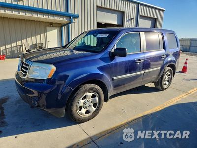 2013 HONDA PILOT LX 5FNYF3H21DB027367 - główne zdjęcie licytacji z USA - miniatura