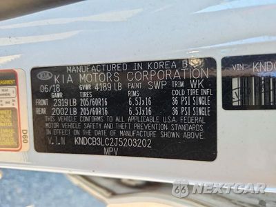 Zdjęcie 12 z 12 samochodu: 2018 KIA NIRO LX VIN:KNDCB3LC2J5203202 - miniatura