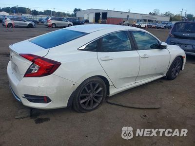 Trzecie zdjęcie samochodu z tyłu: 2020 HONDA CIVIC EX VIN:19XFC1F33LE207695 - miniatura