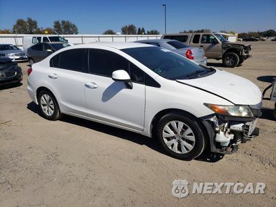 Czwarte zdjęcie samochodu z boku: 2012 HONDA CIVIC LX VIN:19XFB2F5XCE327455 - miniatura