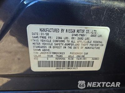 Zdjęcie 12 z 12 samochodu: 2008 INFINITI G35 X VIN:JNKBV61F78M263623 - miniatura