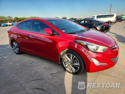 Czwarte zdjęcie samochodu z boku: 2016 HYUNDAI ELANTRA LIMITED VIN:KMHDH4AE9GU620291 - miniatura