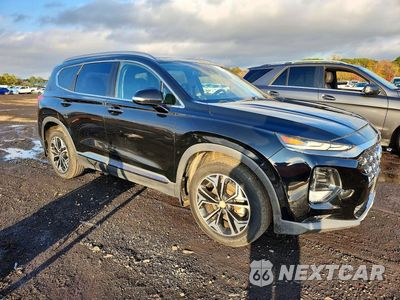 Czwarte zdjęcie samochodu z boku: 2019 HYUNDAI SANTA FE LIMITED 2.0T VIN:5NMS5CAA9KH113970 - miniatura