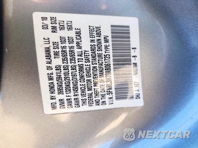 Zdjęcie 14 z 14 samochodu: 2010 HONDA ODYSSEY EXL VIN:5FNRL3H70AB061725 - miniatura