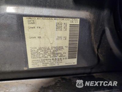 Zdjęcie 13 z 13 samochodu: 2015 NISSAN ALTIMA 2.5 S VIN:1N4AL3AP8FN885610 - miniatura