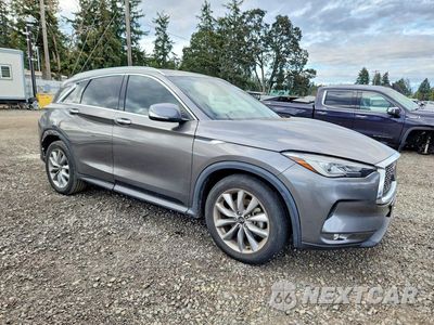Czwarte zdjęcie samochodu z boku: 2021 INFINITI QX50 LUXE VIN:3PCAJ5BB2MF119351 - miniatura