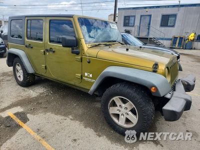 Czwarte zdjęcie samochodu z boku: 2008 JEEP WRANGLER UNLIMITED X VIN:1J4GB39108L570784 - miniatura