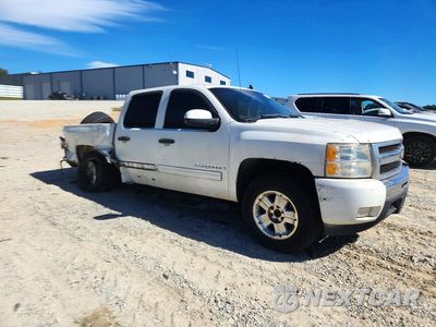 Czwarte zdjęcie samochodu z boku: 2009 CHEVROLET SILVERADO C1500 LT VIN:3GCEC23J59G130474 - miniatura